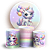 KIT Redondo e Trio - Unicornio - Sublimado 3D - Imagem 1