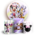 KIT Redondo e Trio - Turma Do Mickey E Minnie - Sublimado 3D - Imagem 1