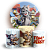 KIT Redondo e Trio - Tom E Jerry - Sublimado 3D - Imagem 1