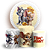 KIT Redondo e Trio - Tom E Jerry - Sublimado 3D - Imagem 1