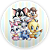 Painel Redondo - Looney Tunes - Sublimado 3D - Imagem 1