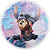 Painel Redondo - Lilo Stitch - Sublimado 3D - Imagem 1