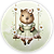 Painel Redondo - Capivara - Sublimado 3D - Imagem 1