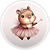 Painel Redondo - Capivara - Sublimado 3D - Imagem 1
