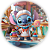 Painel Redondo - Stitch Confeiteiro - Sublimado 3D - Imagem 1