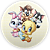 Painel Redondo - Looney Tunes - Sublimado 3D - Imagem 1