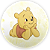 Painel Redondo - Ursinho Pooh - Sublimado 3D - Imagem 1