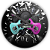 Painel Redondo - Rock and Roll - Sublimado 3D - Imagem 1
