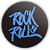 Painel Redondo - Rock and Roll - Sublimado 3D - Imagem 1