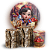 KIT Redondo e Trio - Branca de Neve - Sublimado 3D - Imagem 1