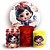 KIT Redondo e Trio - Branca de Neve - Sublimado 3D - Imagem 1