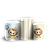 Trio Cilindro - Leãozinho - Sublimado 3D - Imagem 1