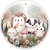 Painel Redondo - Animais Bosque Encantado - Sublimado 3D - Imagem 1