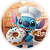 Painel Redondo - Stitch Confeitaria - Sublimado 3D - Imagem 1