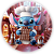 Painel Redondo - Stitch Confeitaria - Sublimado 3D - Imagem 1