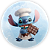 Painel Redondo - Stitch Confeitaria - Sublimado 3D - Imagem 1