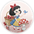 Painel Redondo - Branca De Neve - Sublimado 3D - Imagem 1