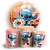 KIT Redondo e Trio - Stitch Confeitaria - Sublimado 3D - Imagem 1