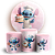 KIT Redondo e Trio - Stitch Confeitaria - Sublimado 3D - Imagem 1