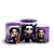 Trio Cilindro - Wandinha - Sublimado 3D - Imagem 1