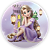 Painel Redondo - Rapunzel - Sublimado 3D - Imagem 1