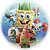 Painel Redondo - Bob Esponja - Sublimado 3D - Imagem 1