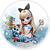 Painel Redondo - Alice - Sublimado 3D - Imagem 1