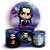 KIT Redondo e Trio - Wandinha - Sublimado 3D - Imagem 1