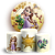 KIT Redondo e Trio - Rapunzel - Sublimado 3D - Imagem 1