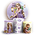 KIT Redondo e Trio - Rapunzel - Sublimado 3D - Imagem 1