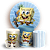 KIT Redondo e Trio - Bob Esponja - Sublimado 3D - Imagem 1