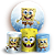 KIT Redondo e Trio - Bob Esponja - Sublimado 3D - Imagem 1
