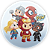 Painel Redondo - Herois Vingadores - Sublimado 3D - Imagem 1