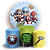 KIT Redondo e Trio - Herois Vingadores - Sublimado 3D - Imagem 1