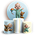KIT Redondo e Trio - Cocomelon - Sublimado 3D - Imagem 1