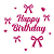 Mini Painel - Happy Birthday - Sublimado 3D - Imagem 1