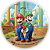 Mini Painel - Super Mario e Luigi - Sublimado 3D - Imagem 1