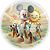 Mini Painel - Mickey - Sublimado 3D - Imagem 1