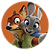 Painel Redondo - Zootopia - Sublimado 3D - Imagem 1