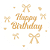 Painel Redondo - Happy Birthday - Sublimado 3D - Imagem 1