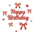 Painel Redondo - Happy Birthday - Sublimado 3D - Imagem 1