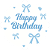 Painel Redondo - Happy Birthday - Sublimado 3D - Imagem 1