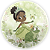 Painel Redondo - Princesa Tiana - Sublimado 3D - Imagem 1