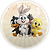 Painel Redondo - Looney Tunes - Sublimado 3D - Imagem 1