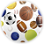 Painel Redondo - Esportes Futebol Volei Basquete - Sublimado 3D - Imagem 1