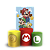 Faixa Lateral e Trio Cilindro Sublimado 3D Vest Facil - Super Mario - Imagem 1
