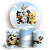 KIT Redondo e Trio - Looney Tunes - Sublimado 3D - Imagem 1