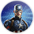 Painel Redondo - Capitão América - Sublimado 3D - Imagem 1