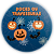 Painel Redondo - Dia das Bruxas Halloween - Sublimado 3D - Imagem 1