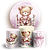 KIT Redondo e Trio - Ursinha - Sublimado 3D - Imagem 1